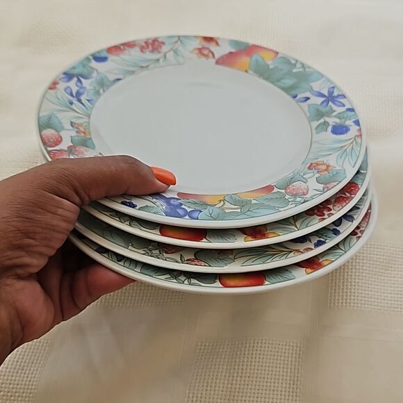 Table D'Hote 16 Pieces Porcelain Dinner Set Dishwasher & Microwave Safe White - Picture 7 of 16